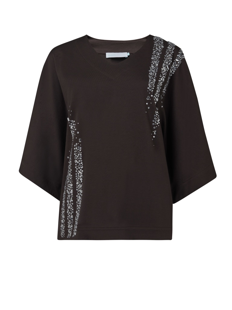 V-Neck Embellished Top