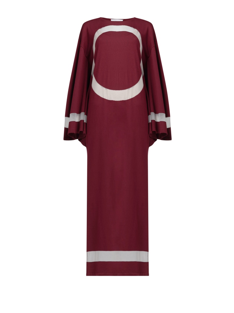 Sheer Circle Detail Kaftan