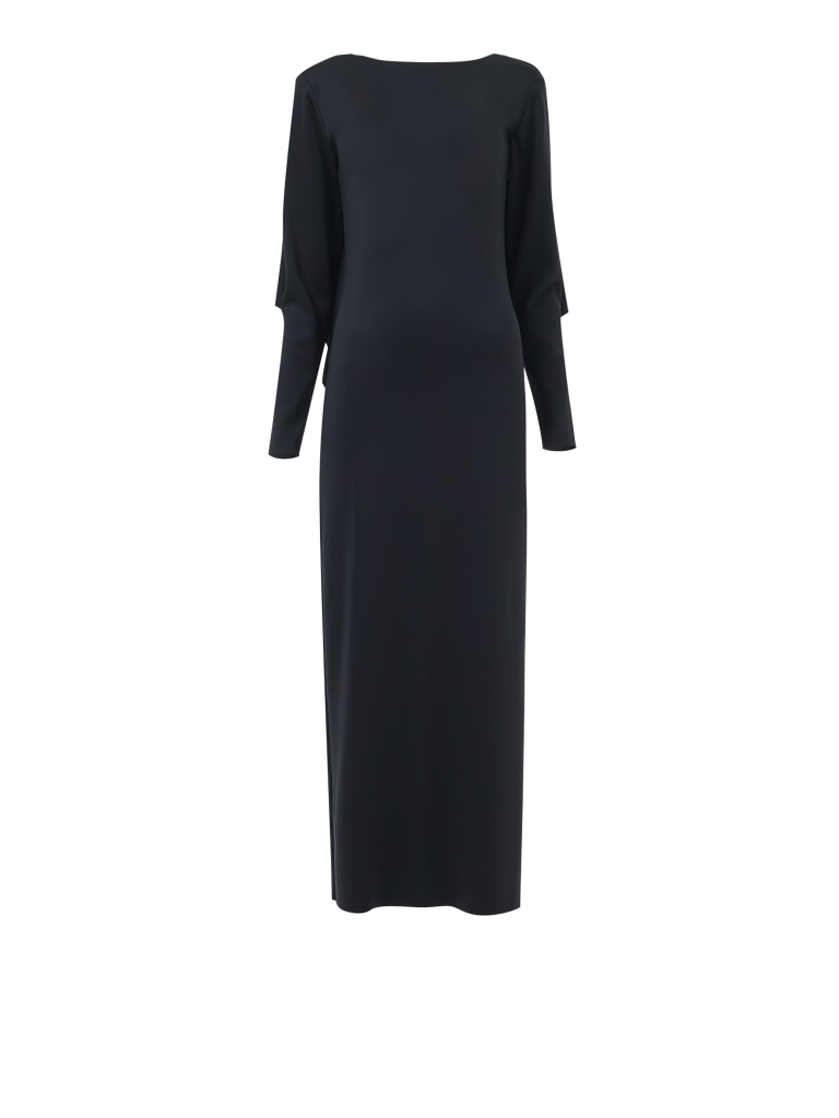 Back Cape Detail Dress - Shorter Length