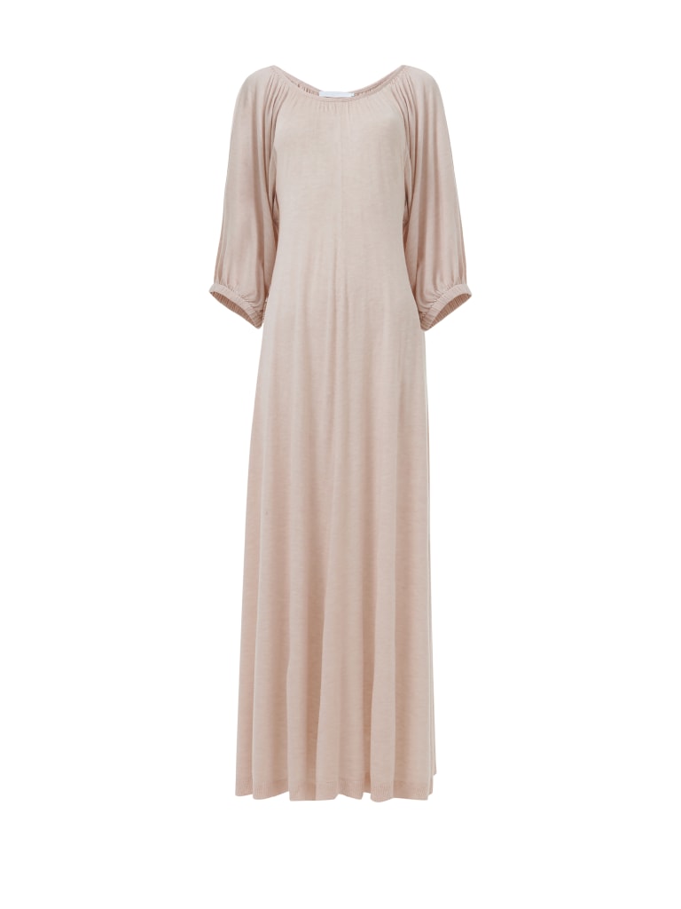 Balloon Sleeve Knitted Dress