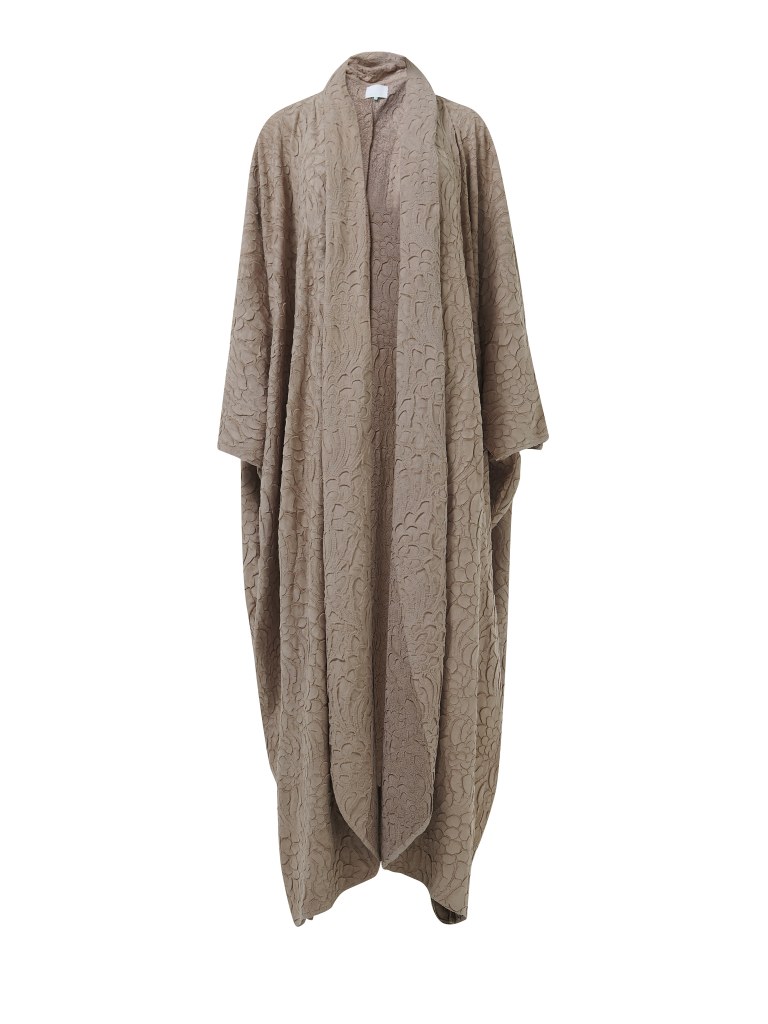 Organic Floral Plisse Abaya
