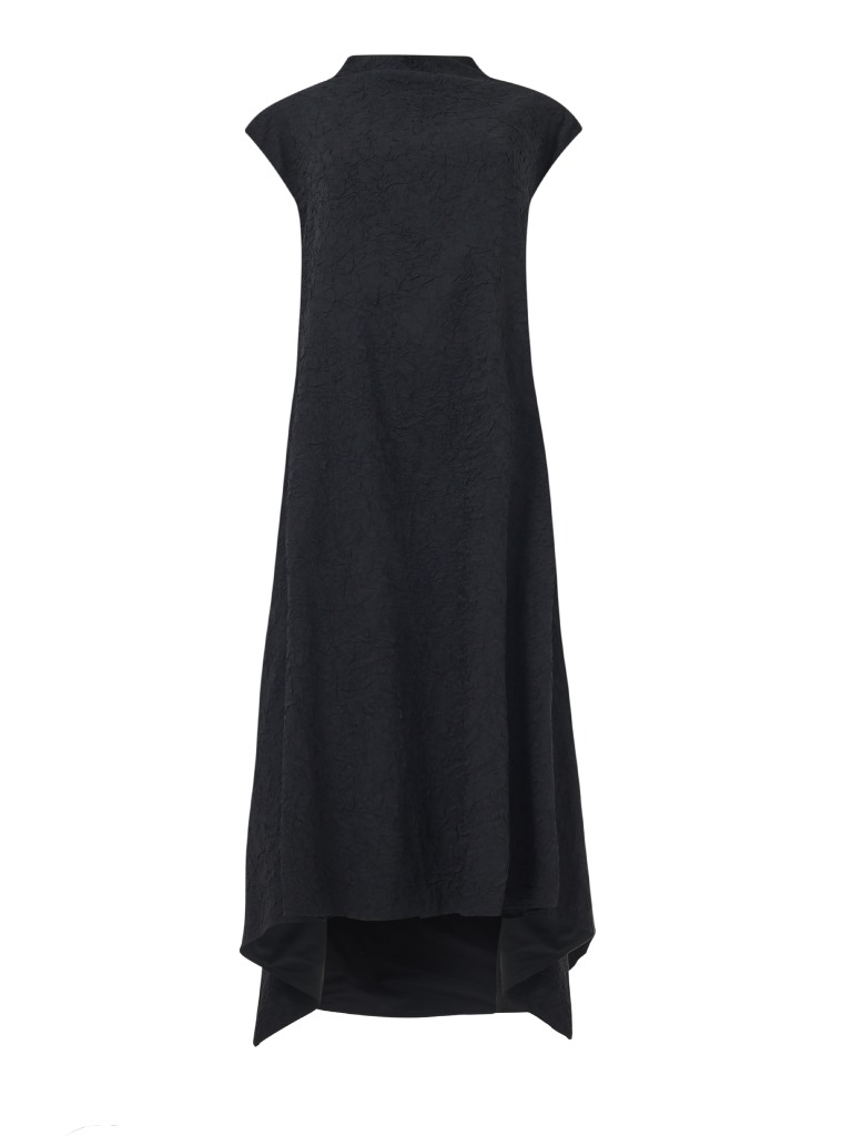 Textured Asymmetric Dress