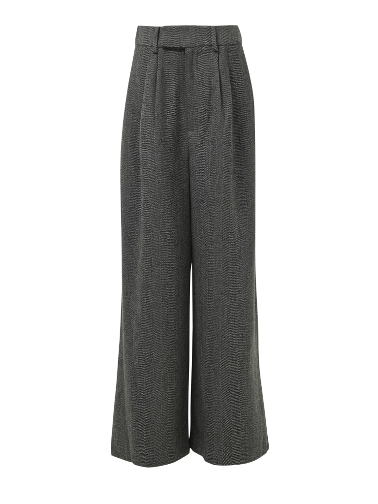 Straight-Leg Trouser With Pleats