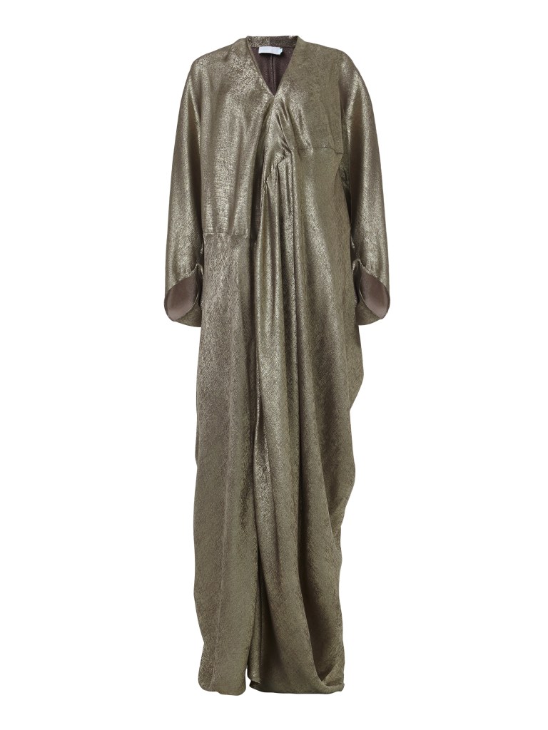 V-Neck Dropped Shoulder Kaftan