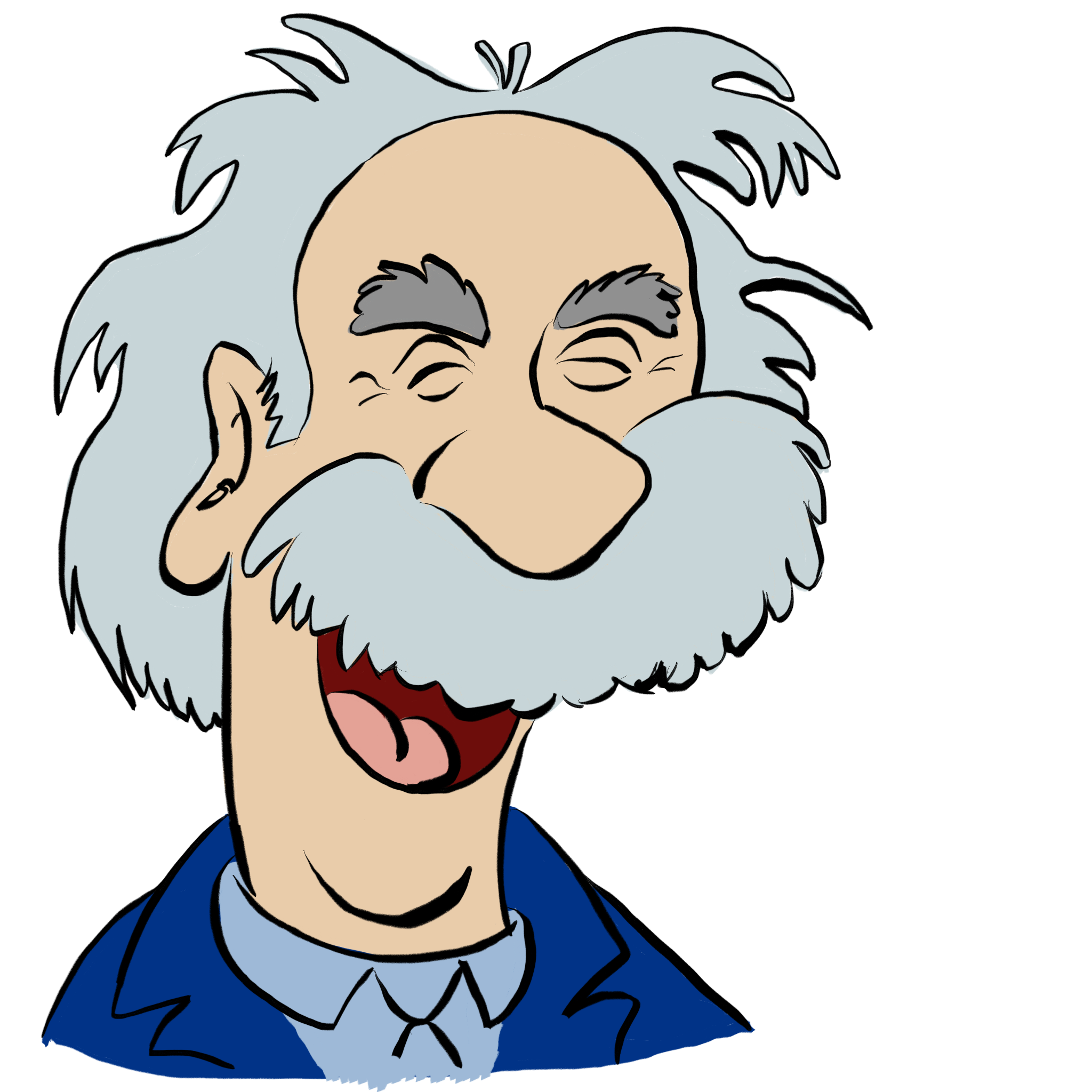 Albert Einstein illustration