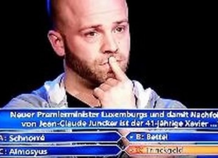 "Trinckgeld" für die unfreiwillige Umbenennung des Premier :-)