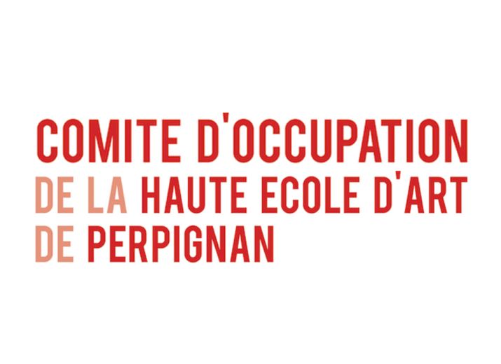 je soutiens l'occupation de la Haute Ecole d'Art de Perpignan
