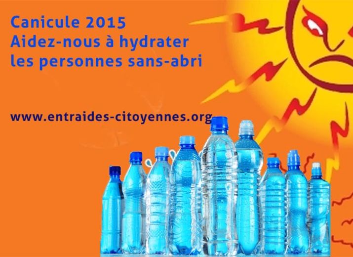 Appel à l'eau pour les personnes sans-abri