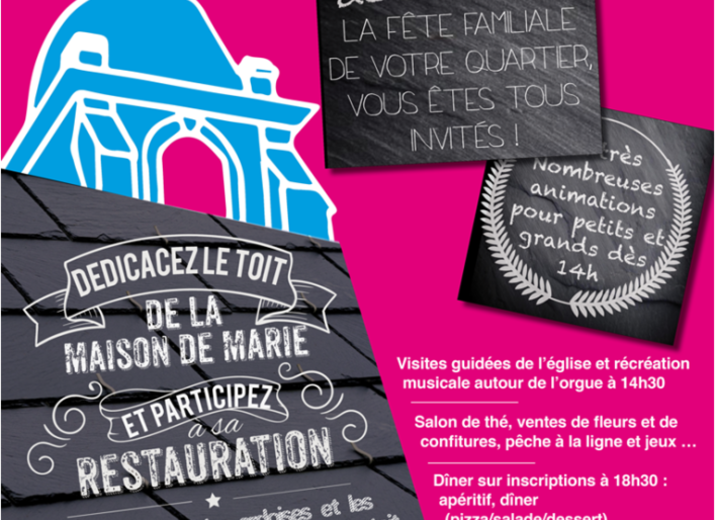"Faites" des ardoises Maison de Marie