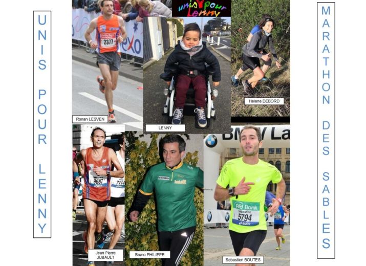 Unis Pour Lenny avec le Marathon des Sables
