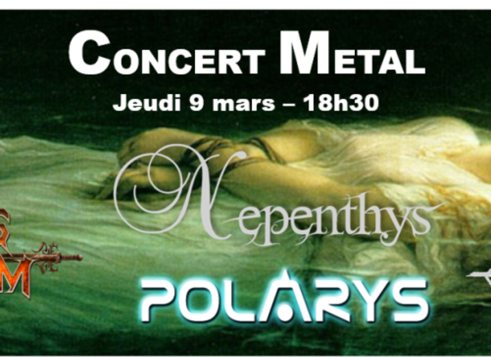 Billeterie Concert Metal - jeudi 9 mars - Le Klub