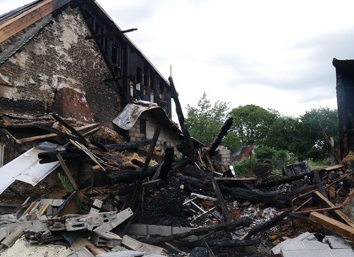 Soutien après incendie