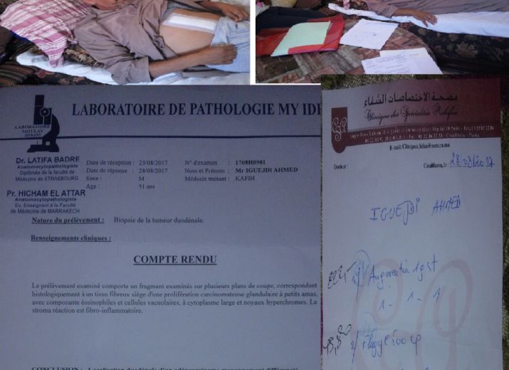 Aidons Ahmed à se faire opérer de son cancer au Maroc...!