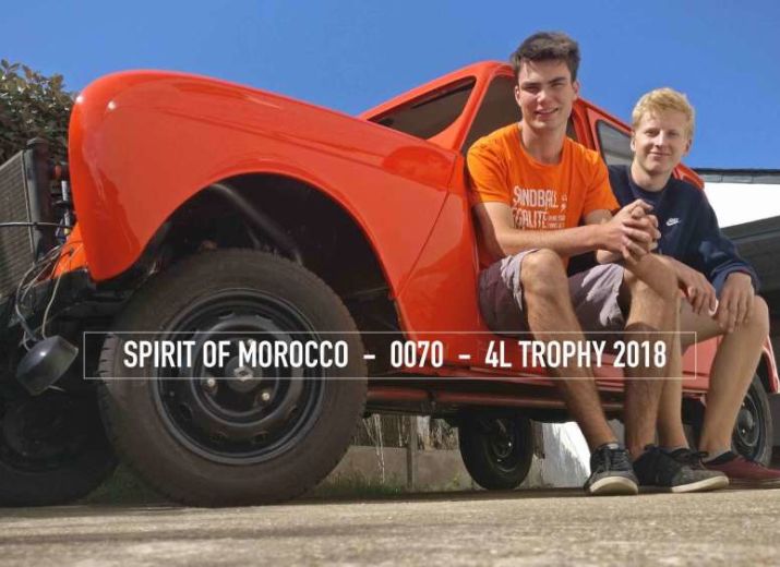 Équipage Spirit of Morocco - 4L Trophy 2018