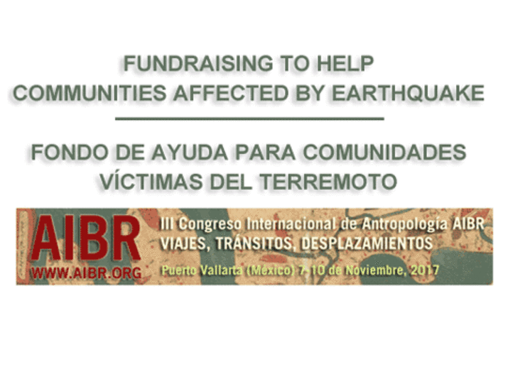 AIBR. Ayuda a comunidades. Terremoto México