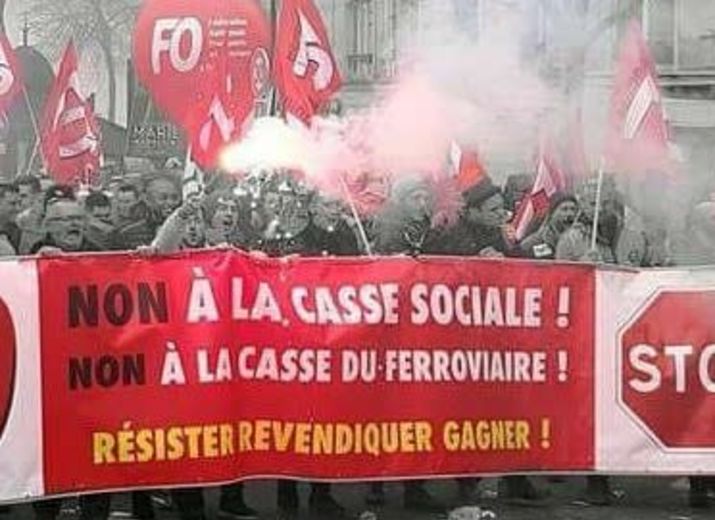 Soutien aux Cheminots en grève