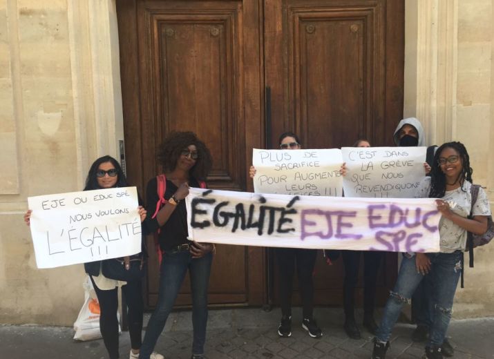Educatrices de Jeunes Enfants en grève reconductible de la Société Philanthropique
