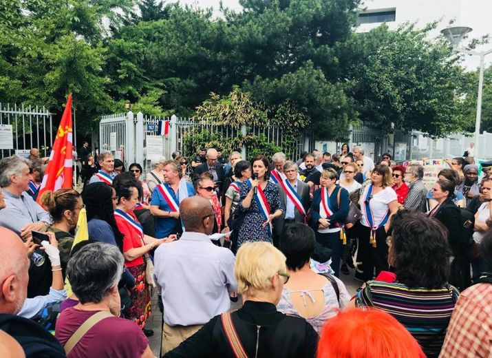 Soutien aux familles expulsées du 115