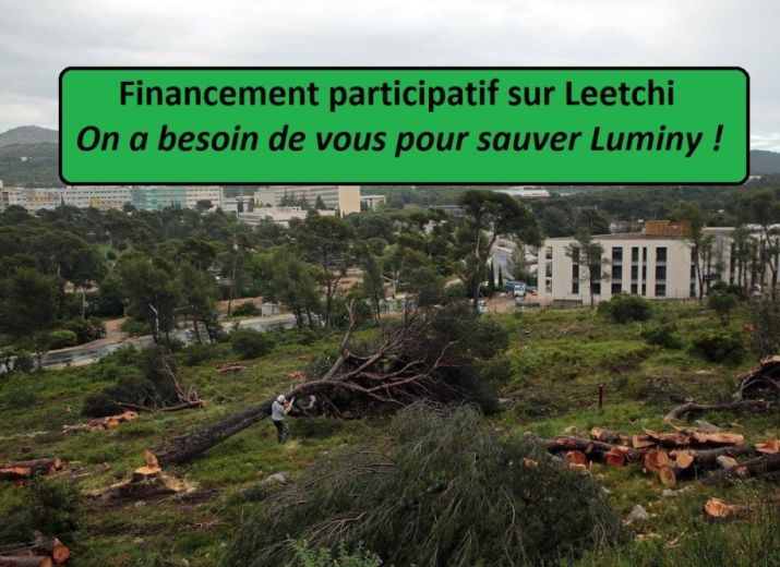 CAGNOTTE DE SOUTIEN POUR SAUVER LA PINEDE DE LUMINY