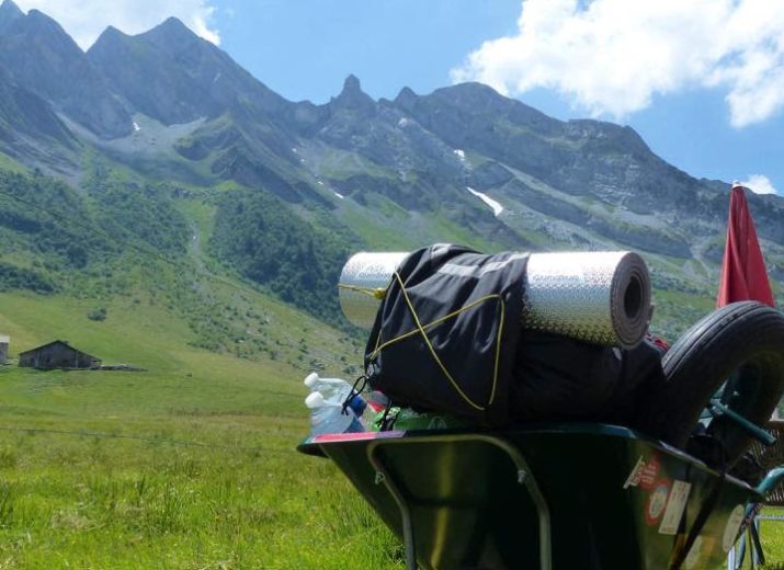Des kilomètres en brouette - Route des Grandes Alpes