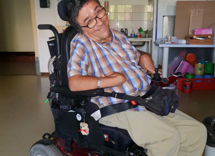 Le fauteuil électrique de Filou