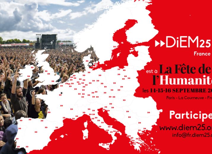 DiEM 25 France est à la Fête de l'Huma 2018