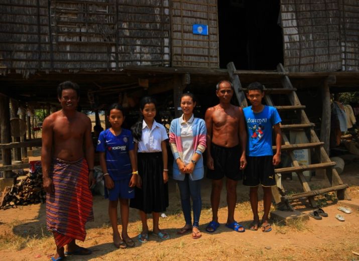 Aider une famille Cambodgienne