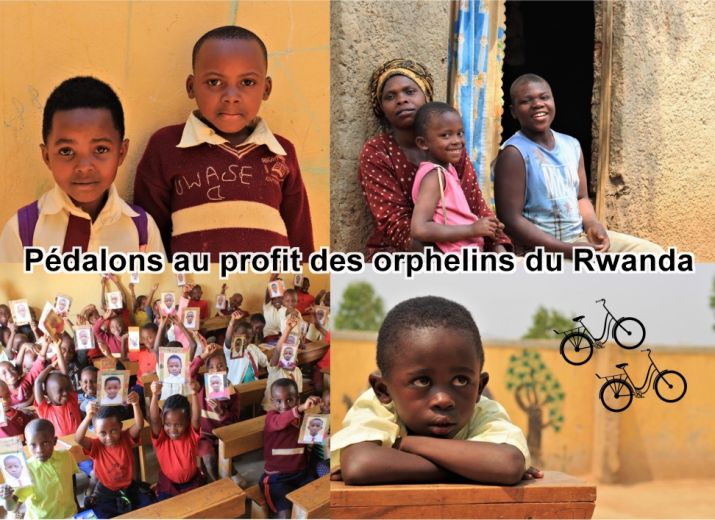 Pédalons au profit des orphelins du Rwanda