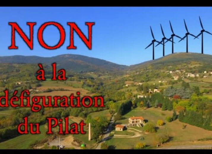 Défendons les crêts du parc du Pilat du projet éolien de Doizieux