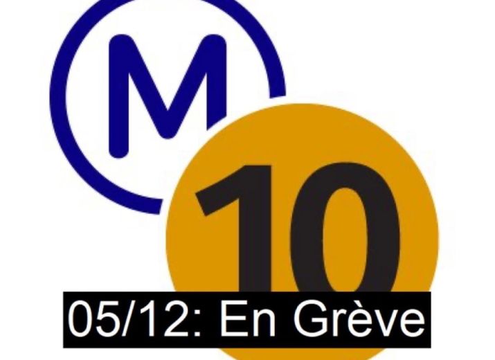 Soutien aux grévistes de la ligne 10