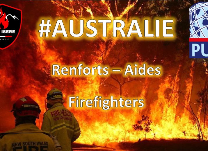 Australie: Renfort- Aide- firefighter