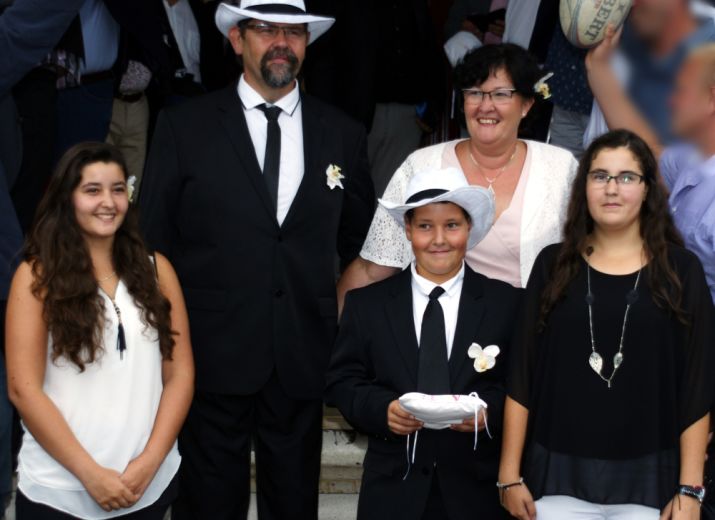 VOEUX DE GUY AVEC SA FAMILLE