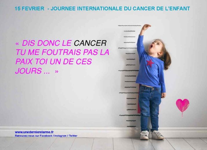 Journée internationale du cancer de l'enfant le 15 février