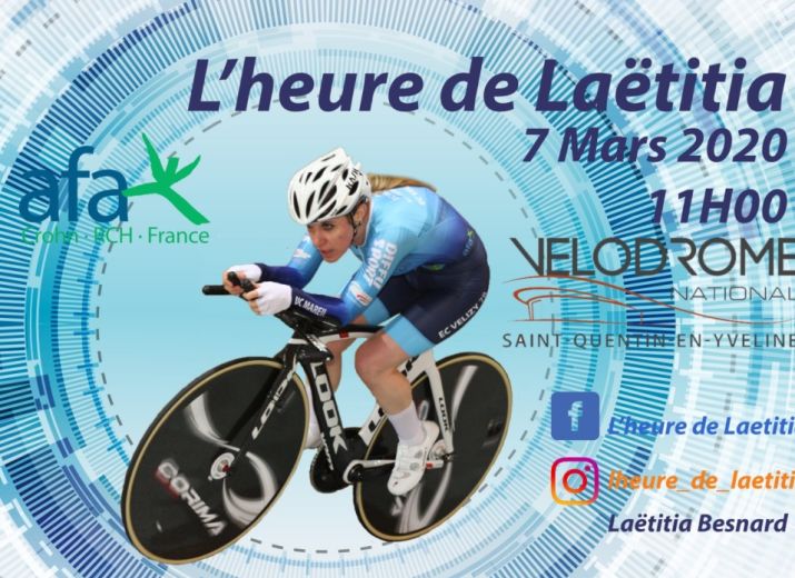 L'heure de Laetitia : Tentative de record de l'heure malgré une MICI