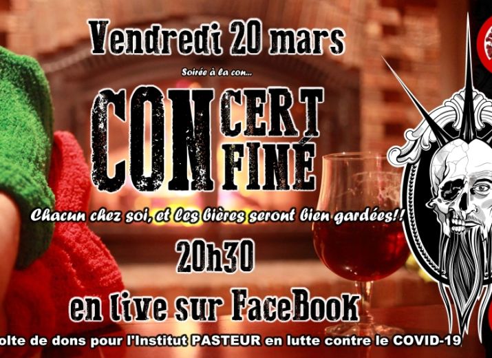 CONCERT CONFINE de DÏE MORG contre CORONAVIRUS