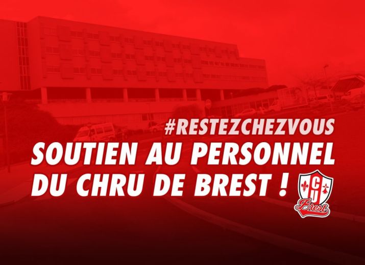 Soutien au personnel hospitalier du CHRU de Brest.