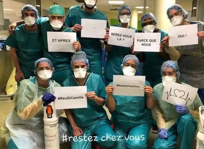 Soutien à nos héros de l'Hôpital Saint-Camille