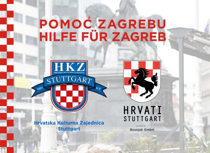 Pomoc Zagrebu / Hilfe für Zagreb