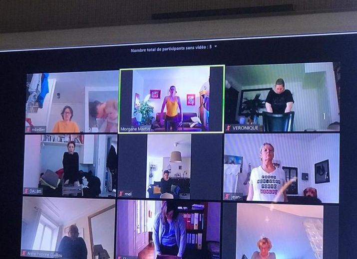 Participation pour les séances de remise en forme