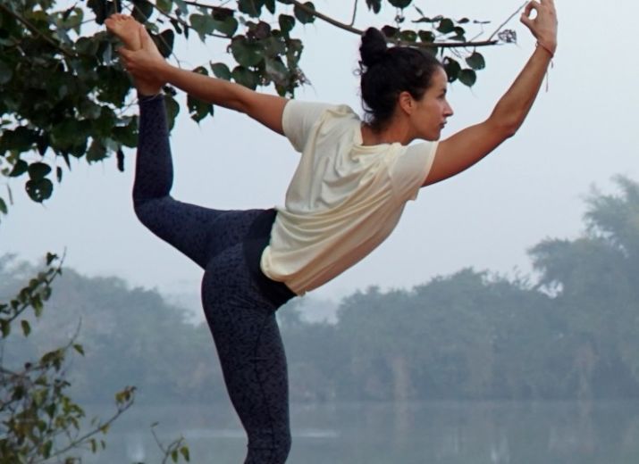 Johanna's virtueller Yogaunterricht