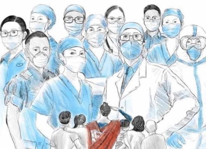 Solidarité COVID pour staff medical La Salpétrière