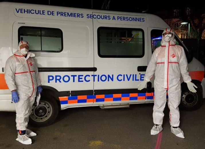 COVID-19 protection civile Essonne