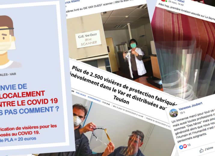 Visières Solidaires - Covid 19 - Var