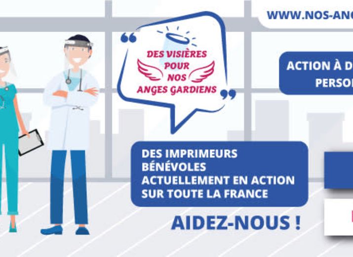 Angel Makers - Opération "Des visières pour nos anges gardiens"