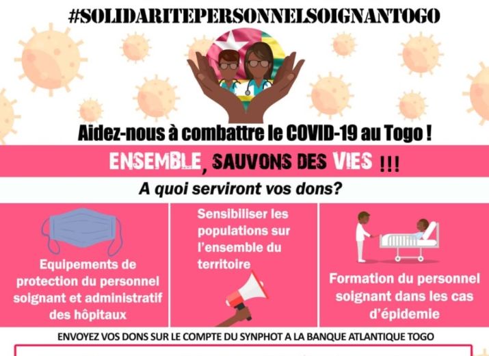 COVID-19 - Solidarité avec le personnel soignant du Togo