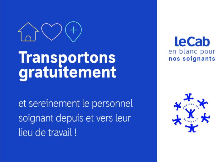 LeCab en blanc pour nos soignants