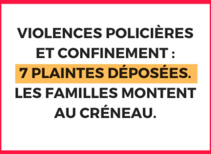 Solidarité avec les victimes de violences policières