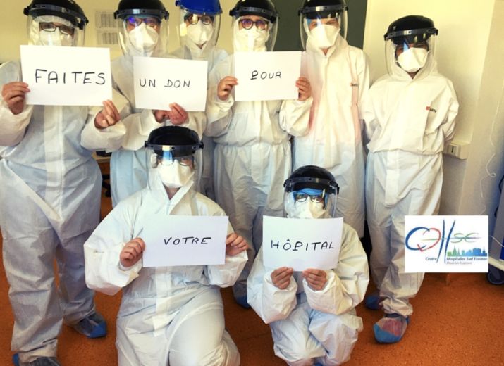Soutien au Centre Hospitalier Sud Essonne Etampes-Dourdan et à ses équipes