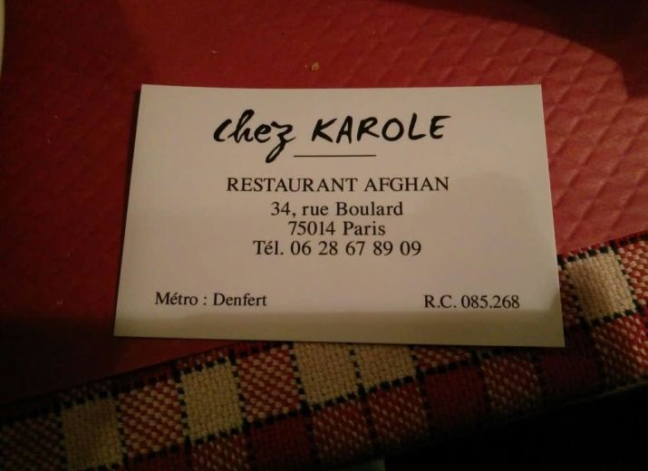 Tout le monde avec Karole, son restaurant Afghan unique dans le 14 éme arrondissement de PARIS a brulé dans la nuit du 1ier au 2 mai 2020