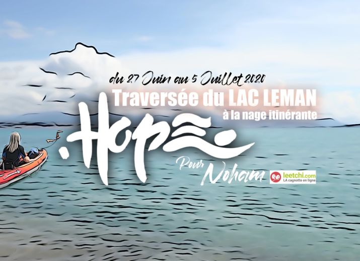 Hope : Traversée du lac Léman à la nage pour Noham
